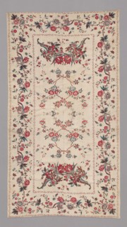 Cover, 18th century, India, India, Printed, pieced, 227.3 x 123.6 cm (89 1/2 x 48 5/8 in.)
