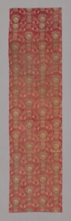Eros (Furnishing Fabric), c. 1810, France, Plain printed simple cloth, 256 × 67.3 cm (100 3/4 × 26