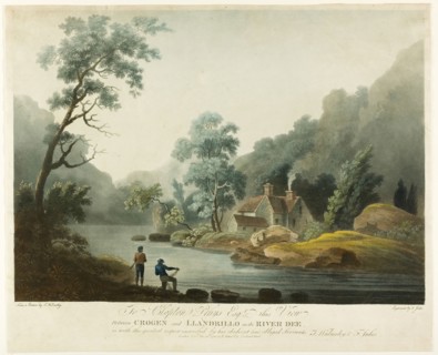 Between Crogen & Llandrillo on the R. Dee, published 1793, Francis Jukes, English, 1745-1812,