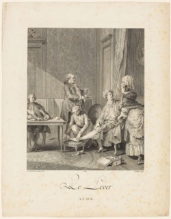 Rising, 1781, Louis Michel Halbou (French, 1730-c. 1809), after Jean Michel Moreau (French,