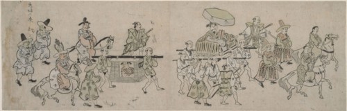 Korean Embassy Parade, 1682, Attributed to Hishikawa Moronobu, Japanese, (?)-1694, Japan,