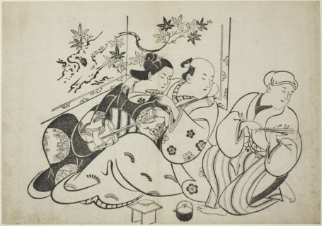 A Professional Baffoon, from a untitled series of 12 prints, c. 1710, Attributed to Torii Kiyonobu