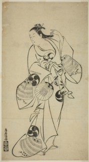 Actor as a Standing Beauty, c. 1712, Torii Kiyomasu I, Japanese, active c. 1704-18 (?), Japan,