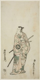 The Actor Ichimura Uzaemon VIII, c. 1745, Torii Kiyonobu II, Japanese, active c. 1725-61, Japan,
