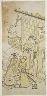 The Actors Takinaka Hidematsu I and Sanogawa Ichimatsu I, c. 1745, Torii Kiyonobu II, Japanese,