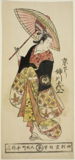 The Actor Anegawa Chiyosaburo from Kyoto, 1734, Nishimura Shigenobu, Japanese, active c. 1723-47,
