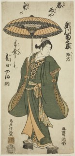The Actor Segawa Kikunojo II, c. 1758, Torii Kiyomitsu I, Japanese, 1735–1785, Japan, Color