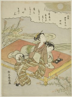 The Eighth Month (Chushu), from the series Popular Versions of Immortal Poets in Four Seasons