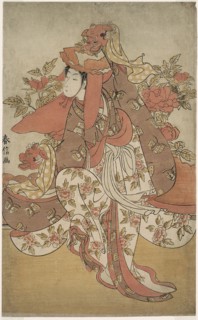 The Lion Dance, c. 1769/70, Suzuki Harunobu ?? ??, Japanese, 1725 (?)-1770, Japan, Color woodblock