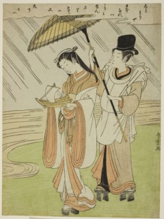 Praying for Rain Komachi (Amagoi Komachi), Edo period (1615–1868), 1770, Shiba Kokan (Suzuki
