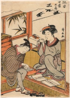 The Artisan (Ko) from the series Beauties Illustrating the Four Social Classes (Adesugata shi no ko