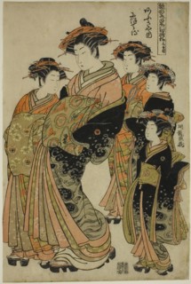 The Sixth Month (Minazuki): Nioteru of the Ogiya, from the series Models for Fashion: New Designs