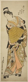 The Actor Onoe Kikugoro I as Soga no Goro, c. 1744, Okumura Masanobu, Japanese, 1686-1764, Japan,
