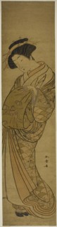 A Courtesan of the Matsubaya, mid–late 1770s, Katsukawa Shunsho ?? ??, Japanese, 1726-1792, Japan,