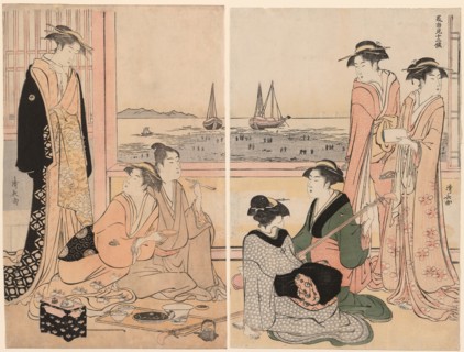 The Fourth Month, from the series Twelve Months in the South (Minami juni ko), c. 1784, Torii