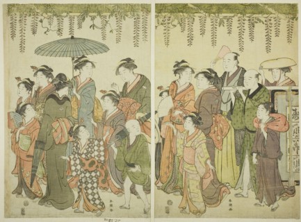 Votive Offering, 1780s, Katsukawa Shuncho, Japanese, active c. 1780-1801, Japan, Color woodblock