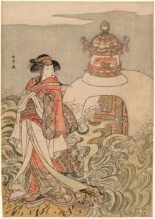 The Actor Segawa Kikunojo III as the Dragon Princess in the Play Saki Masuya Ume no Kachidoki,