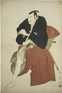The Actor Matsumoto Koshiro IV as Kakogawa Honzo in the Play Kanadehon Chushingura, Performed at