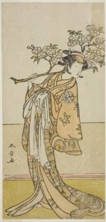The Actor Ichimura Uzaemon IX in an Unidentified Role, c. 1775, Katsukawa Shunsho ?? ??, Japanese,