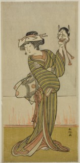 The Actor Yamashita Kinsaku II in an Unidentified Role, c. 1776, Katsukawa Shunko I, Japanese,