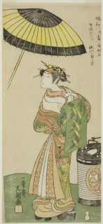 The Actor Segawa Kikunojo II as the Courtesan Hitachi in Part Two of the Play Wada Sakamori Osame