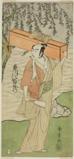 The Actor Ichikawa Yaozo II as Soga no Juro Sukenari Disguised as the Proefessional Jester Senraku