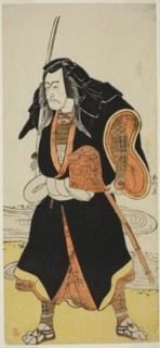 The Actor Ichikawa Danjuro V, Probably as Ise no Saburo Disguised as Sanjo Uemon, Leader of a