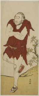 The Actor Onoe Matsusuke I as a Mendicant Monk (Gannin Bozu) in the Play Keisei Ide no Yamabuki,