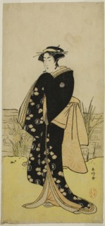 The Actor Segawa Kikunojo III as Oshichi in the Play Junshoku Edo Murasaki, Performed at the