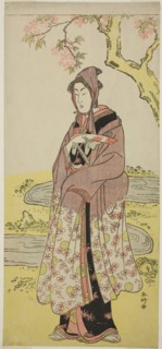 The Actor Segawa Kikunojo III as Kumenosuke in the Play Keisei Natori Soga, Performed at the Kiri