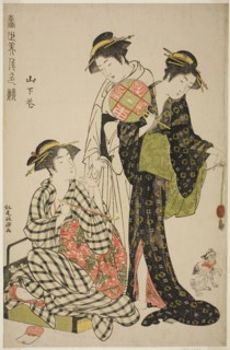 Flowers of Yamashita (Yamashita hana), from the series Contest of Contemporary Beauties (Tosei