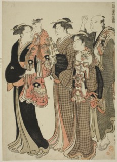 Kamioki, from the series A Brocade of Eastern Manners (Fuzoku Azuma no nishiki), c. 1783/84, Torii