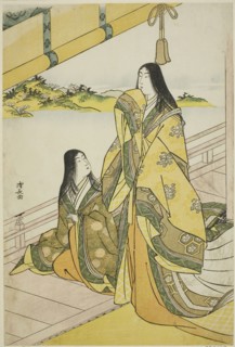Sei Shonagon and Her Companion, from an untitled series of court ladies, c. 1784, Torii Kiyonaga,