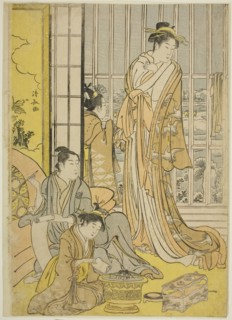 Snowy Morning in the Pleasure Quarters (Seiro yuki no ashita), c. 1789, Torii Kiyonaga, Japanese,