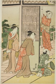 A Party in the Shinagawa Pleasure Quarters, c. 1790, Torii Kiyonaga, Japanese, 1752-1815, Japan,