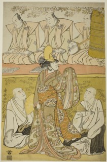 The Actor Nakamura Nakazo I as the Shirabyoshi Katsuragi, Matsumoto Koshiro IV as the monk