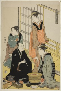 Snow, from the series Snow, Moon, and Flowers of the Floating World (Ukiyo setsugekka), c. 1784/85,