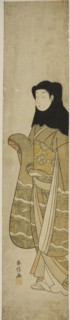 Woman Wearing Black Hood, c. 1766/67, Suzuki Harunobu ?? ??, Japanese, 1725 (?)-1770, Japan, Color