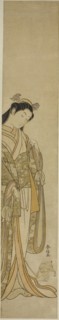 The Third Princess and Her Pet Kitten, c. 1767, Suzuki Harunobu ?? ??, Japanese, 1725 (?)-1770,