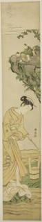 Daoist Immortals Spying on a Young Beauty, c. 1768, Suzuki Harunobu ?? ??, Japanese, 1725 (?)-1770,
