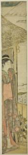 Young Woman with Symbols of the First Dream of the New Year, c. 1782, Torii Kiyonaga, Japanese,