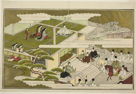 New Year at Court, from the illustrated kyoka anthology The Young God Ebisu (Waka Ebisu), New Year,