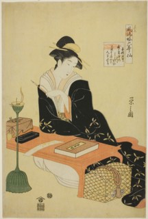 An Elegant Parody of the Six Poetic Immortals (Furyu yatsushi rokkasen): The Priest Kisen, c. 1793,
