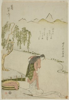 The Chofu Jewel River in Musashi Province (Musashi Chofu no Tamagawa), from an untitled series of