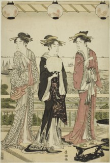 Four Seasons in the South, Summer View (Minami shiki natsu no kei), c. 1789/93, Utagawa Toyokuni I