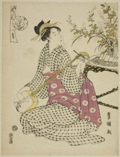 The Eighth Month (Hachi gatsu), from the series Fashionable Twelve Months (Furyu junikagetsu), c.