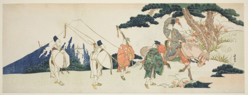 The Eastern Journey of the Celebrated Poet Ariwara no Narihira, c. 1806, Katsushika Hokusai ?? ??,