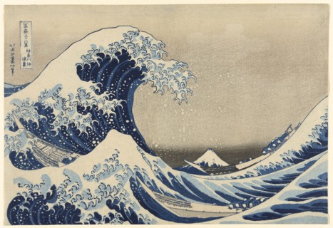 Under the Wave off Kanagawa (Kanagawa oki nami ura), also known as The Great Wave, from the series