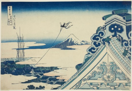 Honganji Temple at Asakusa in Edo (Toto Asakusa Honganji), from the series Thirty-six Views of