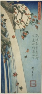 The Moon Seen Through Leaves (Hagoshi no Tsuki), from the series Twenty-eight Views of the Moon